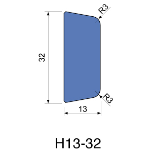 GLASLAT H13-32 geoptimaliseerd
