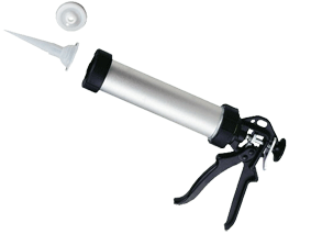 Handkitpistool, aluminium lichaam voor koker 310ml of worst 400ml